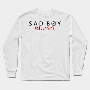 Sad Boy #2 Long Sleeve T-Shirt